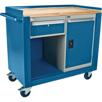 Industrial Duty Mobile Service Workbenches, Wood Surface Infinity Industrial Services Inc.