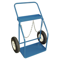 Chariots pour bouteilles de gaz, Roues Pneumatique, Base de 25" la x 13" lo, 400 lb Infinity Industrial Services Inc.