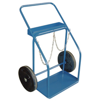 Gas Cylinder Carts, Rubber Wheels, 13" W x 25" L Base, 1000 lbs. Infinity Industrial Services Inc.