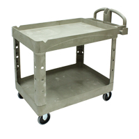 Heavy Duty Utility Cart - 4520-88, 2 Tiers, 25-1/4" x 39" x 44", 500 lbs. Capacity Infinity Industrial Services Inc.