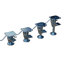 Floor Lock Brakes - Standard Duty, 6" Extended Height, 5-3/32" Retracted Height, Galvanized Infinity Industrial Services Inc.