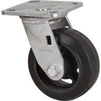 Roulette moul&eacute;, Pivotant, 5" (127 mm), Caoutchouc, 440 lb (199 kg) Infinity Industrial Services Inc.