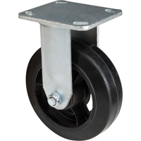 Roulette moul&eacute;, Fixe, 6" (152,4 mm), Caoutchouc, 550 lb (249 kg) Infinity Industrial Services Inc.