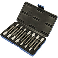 SAE/Metric Socket Set, Hex, 1/4"/3/8" Drive, 14 Pcs Infinity Industrial Services Inc.