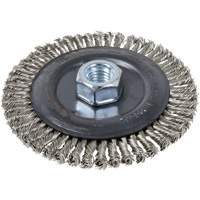 Stringer Bead Brush, 5" Dia., 0.022" Fill, 5/8"-11 Arbor, Stainless Steel Infinity Industrial Services Inc.