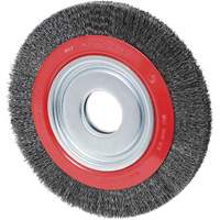 Crimped Wire Wheel, 6" Dia., 0.02" Fill, 1/2"/2"/5/8" Arbor Infinity Industrial Services Inc.