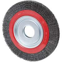 Crimped Wire Wheel, 6" Dia., 0.007" Fill, 2"/1/2" - 5/8" Arbor Infinity Industrial Services Inc.