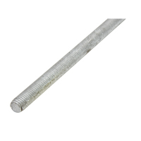 Threaded Rod, 1/4"-20, 36" L, Galvanized, Grade 2 Grade Infinity Industrial Services Inc.