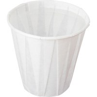 Gobelet pliss&eacute;, Papier, 5 oz, Blanc Infinity Industrial Services Inc.