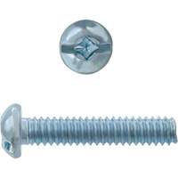 Round Square/Slot HD Machine Screws, #6 x 3" L, Zinc Plated Infinity Industrial Services Inc.