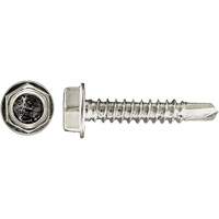 100-Piece Drill-X&reg; Hex HD Tapping Screws, #12 Dia., 1-1/4" L, Zinc Plated Infinity Industrial Services Inc.