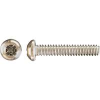 Pan Phillips HD Machine Screws, #8 x 3" L, Zinc Plated Infinity Industrial Services Inc.