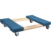 Carpeted Ends Hardwood Dolly, Wood Frame, 18" W x 24" L, 900 lbs. Capacity Infinity Industrial Services Inc.