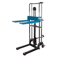 Hydraulic Platform Lift Stacker, Foot Pump Operated, 880 lbs. Capacity, 60" Max Lift Infinity Industrial Services Inc.