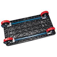Plastic Platform Truck, 48" L x 24" W, 2500 lbs. Cap., Polyurethane Wheels Infinity Industrial Services Inc.