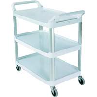 Open-Sided Shelf Cart, 3 Tiers, 40" x 37" x 20", 300 lbs. Capacity Infinity Industrial Services Inc.