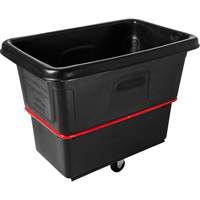 Chariot cubique utilitaire &agrave; usage intensif, Plastique recycl&eacute; noir, 43-1/4" lo x 28" la x 33-3/4" h, Volume 12 pi³, Capacit&eacute; 800 lb Infinity Industrial Services Inc.