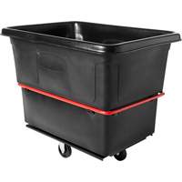 Chariot cubique utilitaire &agrave; usage intensif, Plastique recycl&eacute; noir, 48-1/4" lo x 34-1/8" la x 37-7/8" h, Volume 20 pi³, Capacit&eacute; 1200 lb Infinity Industrial Services Inc.