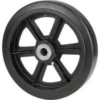 Mold-On Rubber Wheels, 8" (203.2 mm) Dia. x 2" (50.8 mm) W, 600 lbs. (272.155 kg.) Capacity Infinity Industrial Services Inc.