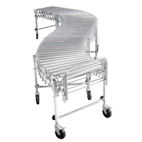 Convoyeurs extensibles/flexibles, 18" la x 12' 10" lo, Capacit&eacute; de 200 lb par pi lin. Infinity Industrial Services Inc.