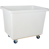 Tapered Wall Box Truck, White Polyethylene, 43" L x 30" W x 34" H, 16 cu. ft. Volume, 600 lbs. Capacity Infinity Industrial Services Inc.