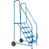 Trailer Access Rolling Ladder with Rails, 4 Steps, 22" Step Width, 37" Platform Height, Steel Infinity Industrial Services Inc.