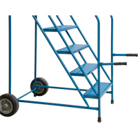 Trailer Access Rolling Ladder with Rails, 4 Steps, 22" Step Width, 37" Platform Height, Steel Infinity Industrial Services Inc.