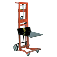Platform Lift Stacker, Hand Winch Operated, 750 lbs. Capacity, 40" Max Lift Infinity Industrial Services Inc.