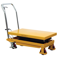 Hydraulic Scissor Lift Table, 19.5" L x 35.5" W/35-1/2" L x 19-1/2" W, Steel, 770 lbs. Capacity Infinity Industrial Services Inc.