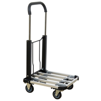 Folding Handle Platform Truck, Aluminum, 300 lbs., 28" L x 16" W, 37.75" High Infinity Industrial Services Inc.