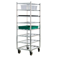 Shelf Cart, 8 Tiers, 20-7/8" W x 67" H x 27" D, 600 lbs. Capacity Infinity Industrial Services Inc.