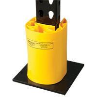 Butoir en poly pour rayonnage, 5" la x 6" lo x 8" h, Jaune Infinity Industrial Services Inc.