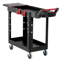 Heavy-Duty Adaptable Utility Cart, 2 Tiers, 17-3/4" x 36" x 46-1/5", 500 lbs. Capacity Infinity Industrial Services Inc.