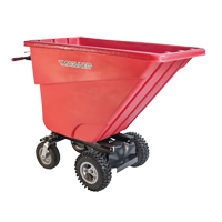 Chariot &agrave; bascule motoris&eacute;, Capacit&eacute; 13.5 cu.ft., 45" h x 26-1/2" la x 68" p Infinity Industrial Services Inc.
