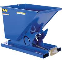 Self-Dumping Hopper, Steel, 1/2 cu.yd., Blue Infinity Industrial Services Inc.
