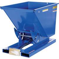 Self-Dumping Hopper, Steel, 1/2 cu.yd., Blue Infinity Industrial Services Inc.