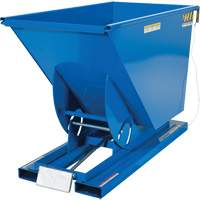 Self-Dumping Hopper, Steel, 3/4 cu.yd., Blue Infinity Industrial Services Inc.