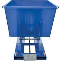Self-Dumping Hopper, Steel, 1 cu.yd., Blue Infinity Industrial Services Inc.