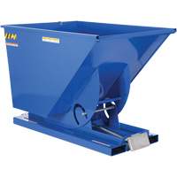 Self-Dumping Hopper, Steel, 1-1/2 cu.yd., Blue Infinity Industrial Services Inc.