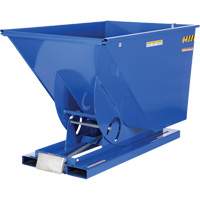 Self-Dumping Hopper, Steel, 1-1/2 cu.yd., Blue Infinity Industrial Services Inc.