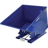 Self-Dumping Hopper, Steel, 2 cu.yd., Blue Infinity Industrial Services Inc.