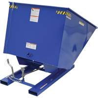 Self-Dumping Hopper, Steel, 2 cu.yd., Blue Infinity Industrial Services Inc.