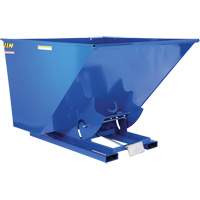 Self-Dumping Hopper, Steel, 2-1/2 cu.yd., Blue Infinity Industrial Services Inc.
