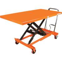 Hydraulic Scissor Lift Table, 63" L x 31-1/2" W, Steel, 1100 lbs. Capacity Infinity Industrial Services Inc.