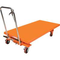 Hydraulic Scissor Lift Table, 63" L x 31-1/2" W, Steel, 1100 lbs. Capacity Infinity Industrial Services Inc.