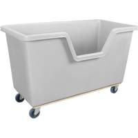 Chariot-caisse &agrave; c&ocirc;t&eacute; ouvert, Poly&eacute;thyl&egrave;ne, 63" lo x 34-1/4'' la x 38-1/2" h, Volume 24 pi³, Capacit&eacute; 1200 lb Infinity Industrial Services Inc.