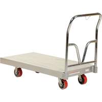 Aluminum Sheet Deck Platform Truck, 24" W x 48" L, 3600 lbs. Cap., Polyurethane Wheels Infinity Industrial Services Inc.