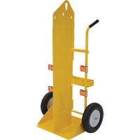 Welding Cylinder Torch Cart, Foam-Filled Wheels, 23-13/16" W x 22-13/16" L Base, 500 lbs. Infinity Industrial Services Inc.