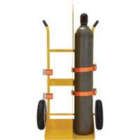 Welding Cylinder Torch Cart, Foam-Filled Wheels, 23-13/16" W x 22-13/16" L Base, 500 lbs. Infinity Industrial Services Inc.