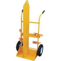 Welding Cylinder Torch Cart, Foam-Filled Wheels, 23-1/8" W x 22-13/16" L Base, 500 lbs. Infinity Industrial Services Inc.